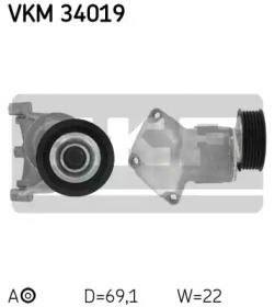 Ролик SKF VKM 34019